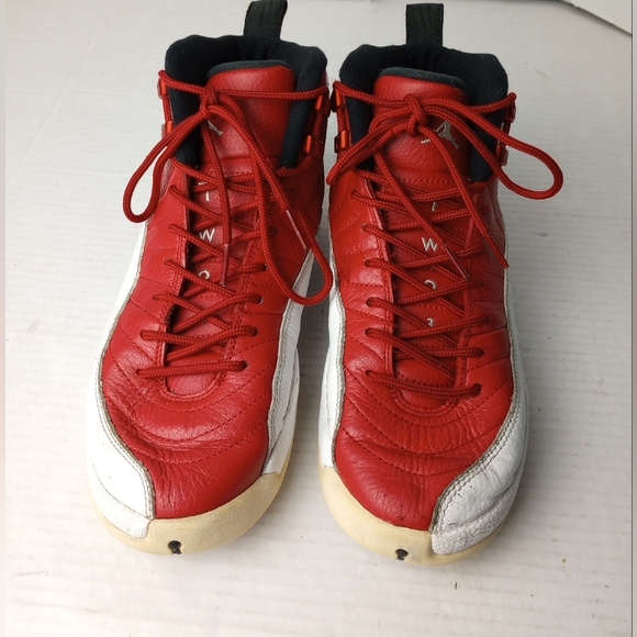Nike Air Jordan 12 Retro “Gym Red” Sneakers,Men Size 7,Size 7 Y - Picture 4 of 10